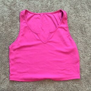pink notch front tank